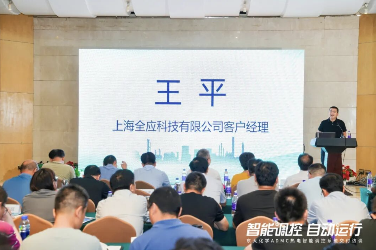东大化学ADMC热电智能调控系统交付纪实——全应科技项目经理王平主题演讲